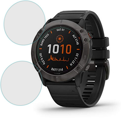 FCS Screen Guard for FCS 9h H Anti Shock Edge to Edge Coverage Smart Watch Screen Guard Flexible Watch Screen Protector for Garmin Fenix 6X Pro Solar | Pack of 2(Pack of 2)