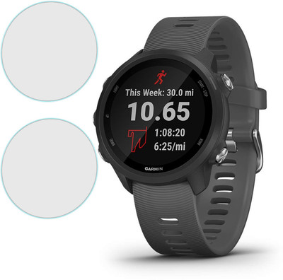 FCS Screen Guard for FCS 9h H Anti Shock Edge to Edge Coverage Smart Watch Screen Guard Flexible Watch Screen Protector for Garmin Forerunner 245 | Pack of 2(Pack of 2)