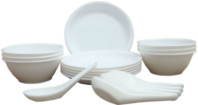 14% OFF on INCRIZMA Plate, Bowl, Spoon Serving Set(Pack of 18)