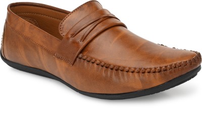 FENTACIA Loafers For Men(Brown , 11)