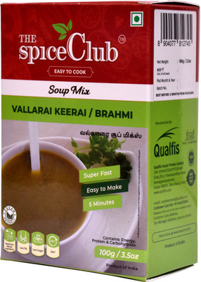 The Spice Club Vallarai Keerai / Brahmi Soup Mix 100g - Delicious, Low Fat, Low Sugar, Super Fast, Make in just 5 minutes(100 g)