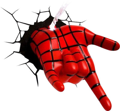 Divine studio 50 cm Spiderman Hand Wall Sticker | Decorative Wall Sticker for Living Room, Bedroom, Office, Hall and Home Décor_GD667 Self Adhesive Sticker(Pack of 1)