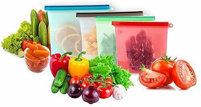 Nexshop Silicone Storage Pouch(Pack of 6)