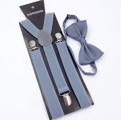 RR Design Y- Back Suspenders for Men(Grey)