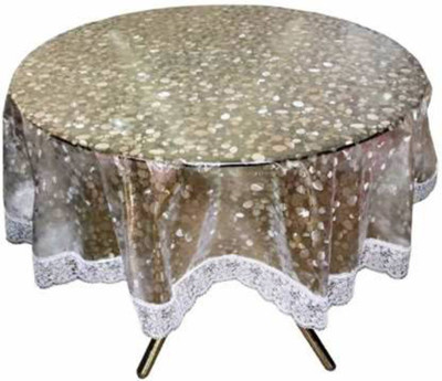 Shri Ganesh Handloom Solid 4 Seater Table Cover(Brown, PVC)