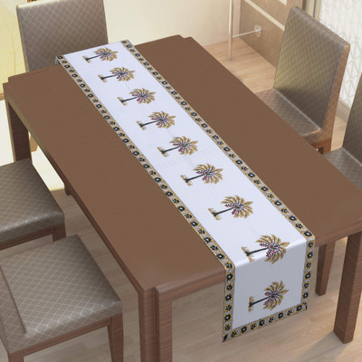 Texstylers Multicolor 152.4 cm Table Runner(Canvas)