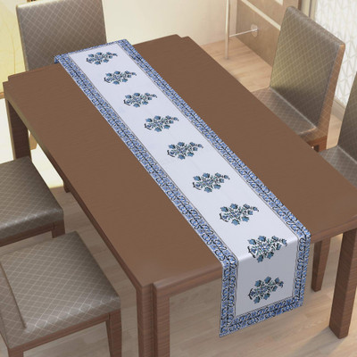 Texstylers Multicolor 152.4 cm Table Runner(Canvas)