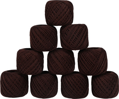 coriox brown Thread(55 m Pack of10)