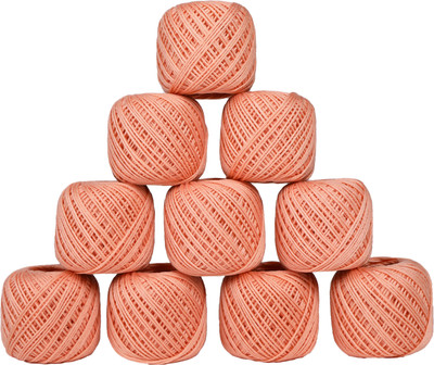 coriox Peach Thread(55 m Pack of10)