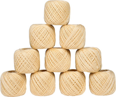 coriox Cream Thread(55 m Pack of10)