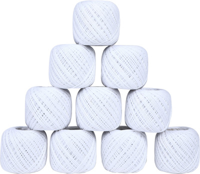 coriox White Thread(55 m Pack of10)