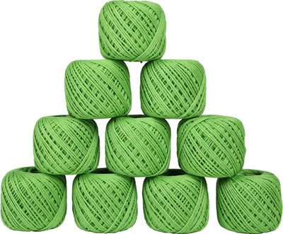 coriox Jasmin Green Thread(55 m Pack of10)