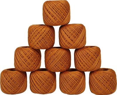 coriox Dark Mustered Thread(55 m Pack of10)