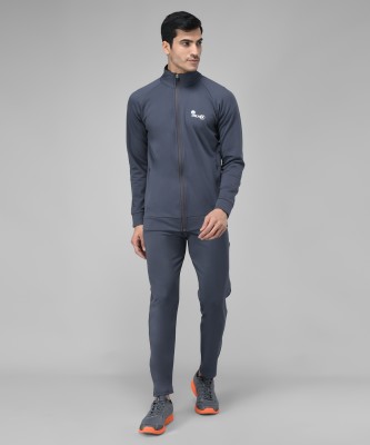 Veltick Solid Men Track Suit