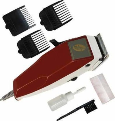 WAIKIL HEAVY DUTY PROFESSIONAL RF-666 F-Y-C ELECTRIC HAIR CLIPPER Electric Trimmer  Runtime: 0 min Trimmer for Men(Red)
