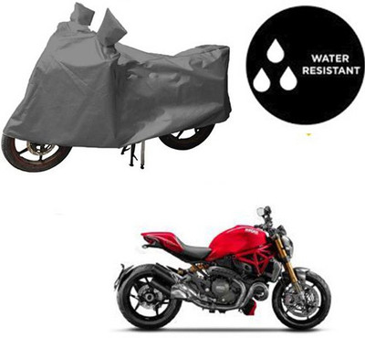 Atulit enterprises Waterproof Two Wheeler Cover for Ducati(Monster 795, Grey)