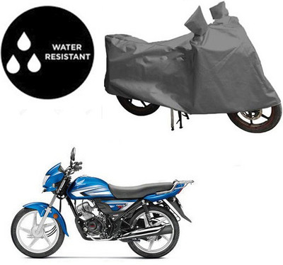 dashark Waterproof Two Wheeler Cover for Hero(CD 110 Dream, Grey)