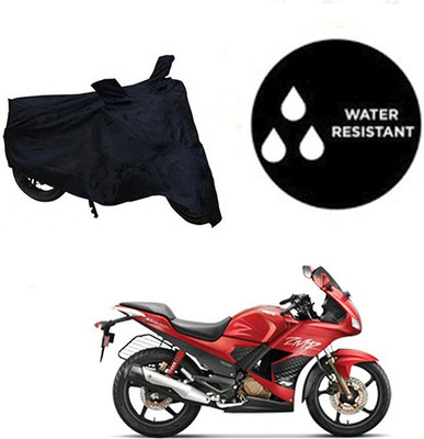 dashark Waterproof Two Wheeler Cover for Hero(Karizma ZMR, Black)