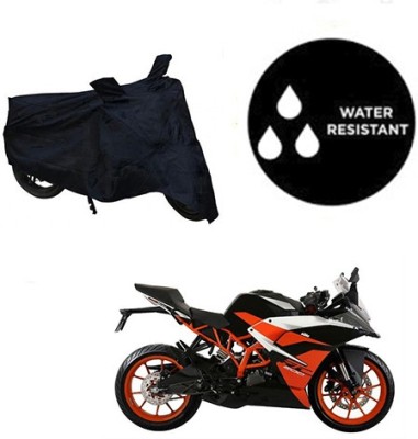 Atulit enterprises Waterproof Two Wheeler Cover for KTM(RC 200, Black)