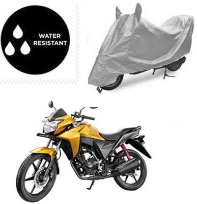 RPSENTTERPR Waterproof Two Wheeler Cover for Honda(CB Twister, Silver)