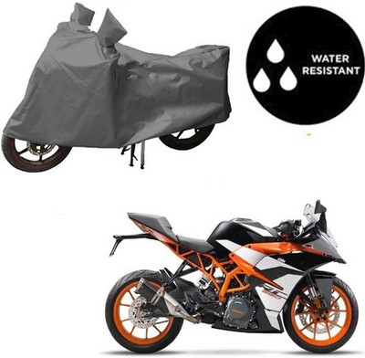 RPSENTTERPR Waterproof Two Wheeler Cover for KTM(RD 350, Grey)