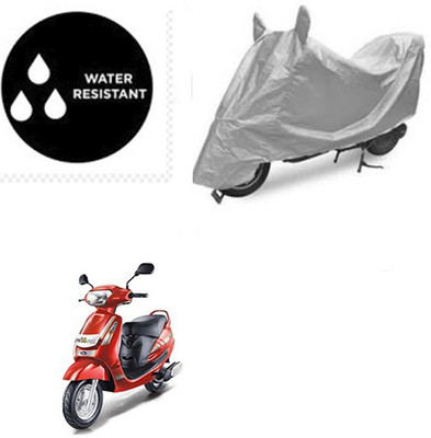 Atulit enterprises Waterproof Two Wheeler Cover for Mahindra(Duro DZ, Silver)
