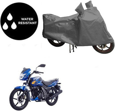 dashark Waterproof Two Wheeler Cover for TVS(Flame SR125, Grey)