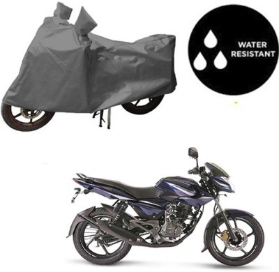 Atulit enterprises Waterproof Two Wheeler Cover for Bajaj(Pulsar 135 LS DTS-i, Grey)