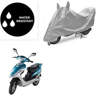 dashark Waterproof Two Wheeler Cover for BSA Motors(Diva, Silver)