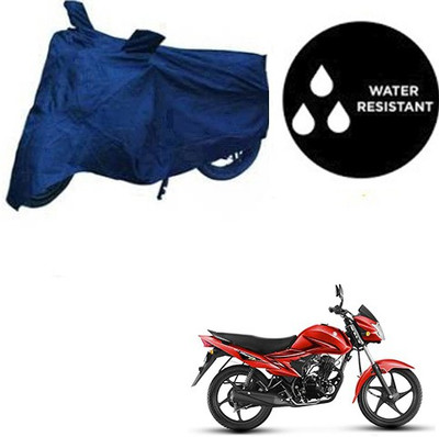 RPSENTTERPR Waterproof Two Wheeler Cover for Suzuki(Hayate, Blue)