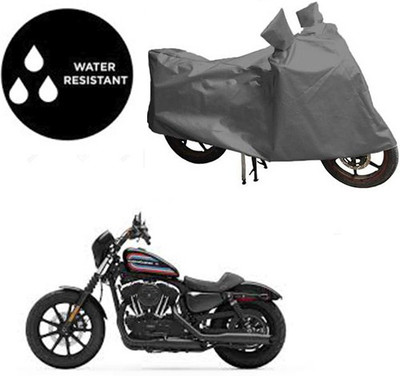 Atulit enterprises Waterproof Two Wheeler Cover for Harley Davidson(XL 1200, Grey)