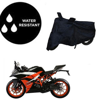 Atulit enterprises Waterproof Two Wheeler Cover for KTM(RC 200, Black)