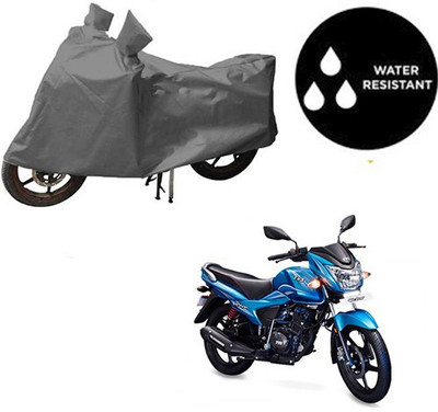 Atulit enterprises Waterproof Two Wheeler Cover for TVS(Victor New, Grey)