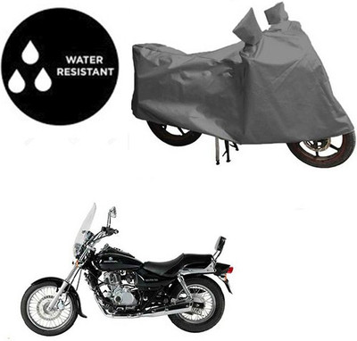 Atulit enterprises Waterproof Two Wheeler Cover for Bajaj(Avenger 220 DTS-i, Grey)