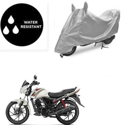 dashark Waterproof Two Wheeler Cover for Suzuki(Sling Shot Plus, Silver)