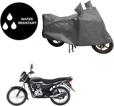 dashark Waterproof Two Wheeler Cover for Bajaj(Platina 100 DTS-i, Grey)