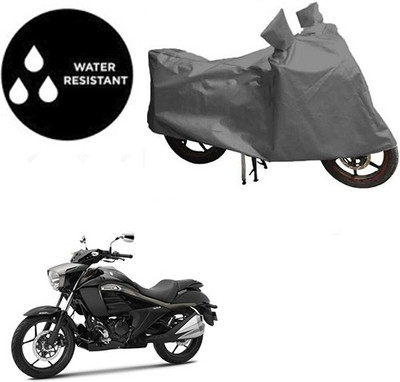 Atulit enterprises Waterproof Two Wheeler Cover for Suzuki(Intruder, Grey)