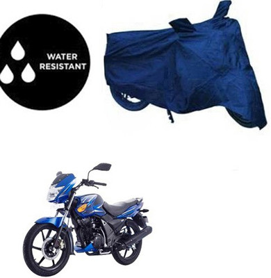 RPSENTTERPR Waterproof Two Wheeler Cover for TVS(Flame SR125, Blue)
