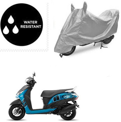 Atulit enterprises Waterproof Two Wheeler Cover for Yamaha(Alpha, Silver)