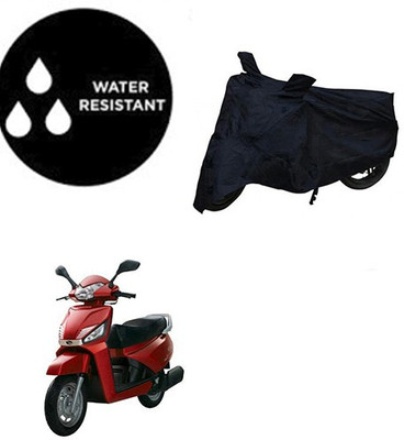 Atulit enterprises Waterproof Two Wheeler Cover for Mahindra(Gusto, Black)