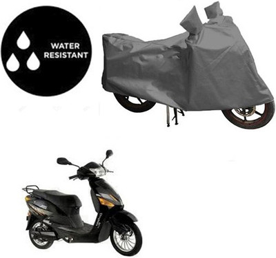 dashark Waterproof Two Wheeler Cover for Hero(Electric Zippy, Grey)