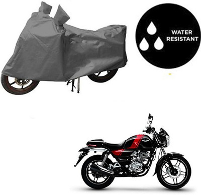Atulit enterprises Waterproof Two Wheeler Cover for Bajaj(V 150, Grey)