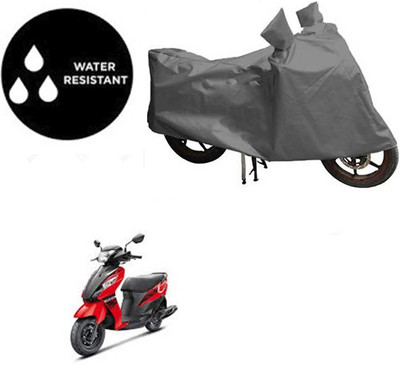RPSENTTERPR Waterproof Two Wheeler Cover for Suzuki(Let's, Grey)