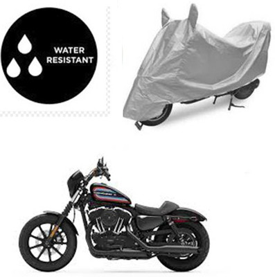Atulit enterprises Waterproof Two Wheeler Cover for Harley Davidson(XL 1200, Silver)