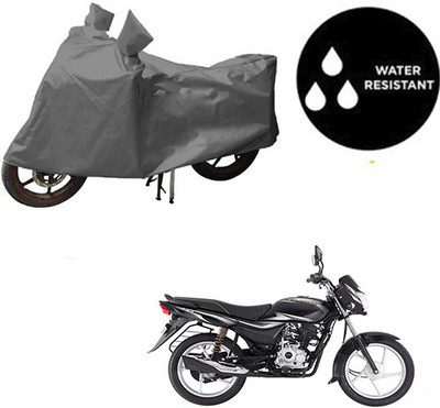 dashark Waterproof Two Wheeler Cover for Bajaj(Platina 100 DTS-i, Grey)