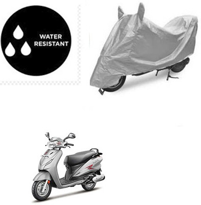 dashark Waterproof Two Wheeler Cover for Hero(Moto Corp Duet, Silver)