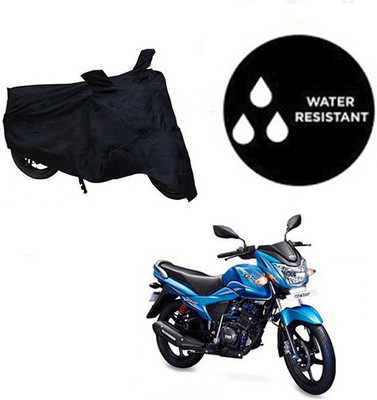 Atulit enterprises Waterproof Two Wheeler Cover for TVS(Victor New, Black)