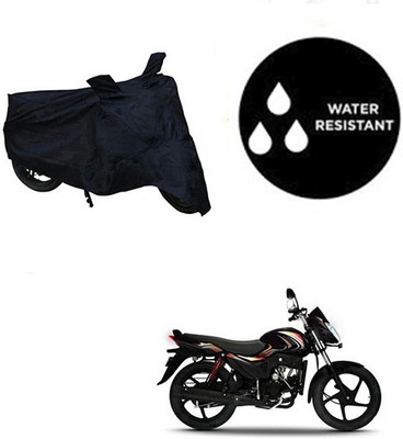 Atulit enterprises Waterproof Two Wheeler Cover for Mahindra(Pantero, Black)