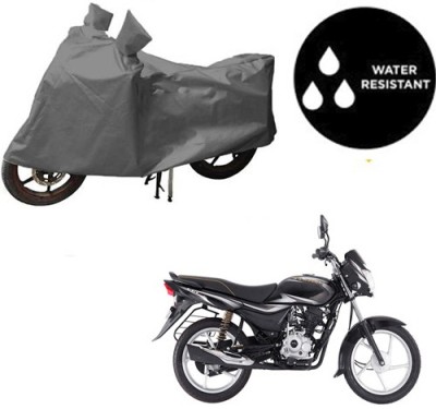 dashark Waterproof Two Wheeler Cover for Bajaj(Platina 100 DTS-i, Grey)