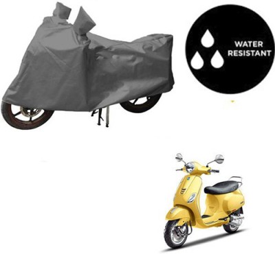 Atulit enterprises Waterproof Two Wheeler Cover for Piaggio(Vespa SXL, Grey)